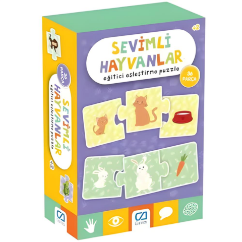 CA Games +2 Yaş Sevimli Hayvanlar 36 Parça Puzzle