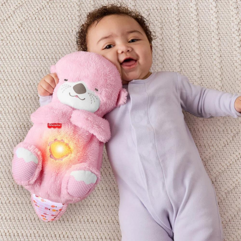 JLJ33 Fisher-Price Uyku Arkadaşı Pembe Su Samuru