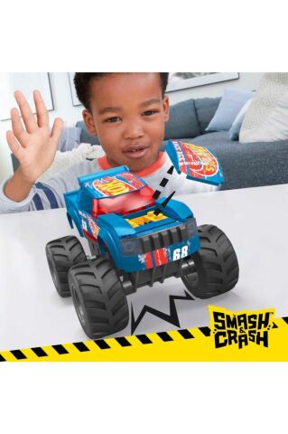 Hot Wheels Mega NoHar Smash N Crash Monster Truck, 5 Yaş Ve Üzeri, Hmm49