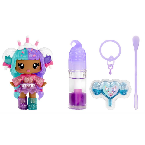 Yummiland Carly Cakepop Bebeği ve Dudak Parlatıcısı - Gizemli Renk Serisi