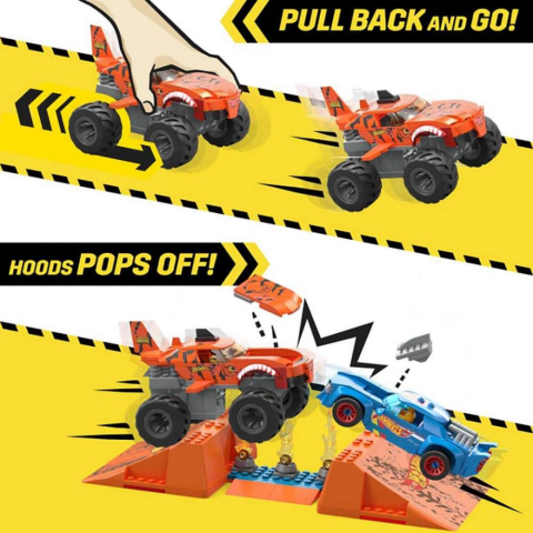 Hot Wheels® Smash N Crash Tiger Shark Çarpışma Seti