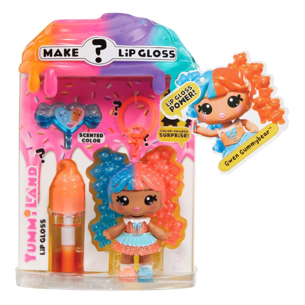 Yummiland Gwen Gummybear Bebeği ve Dudak Parlatıcısı - Gizemli Renk Serisi