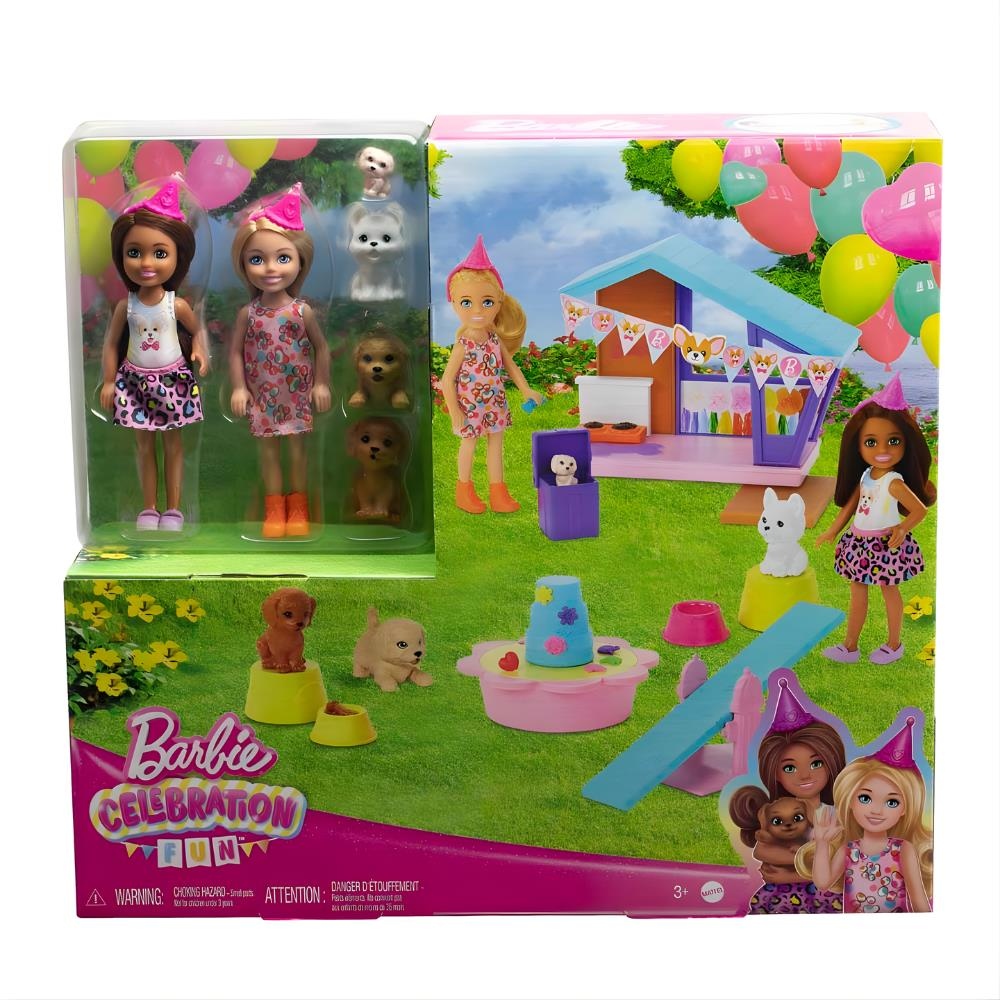 Barbie Chelsea Köpekçiğin Doğum Günü Oyun Seti HJY88