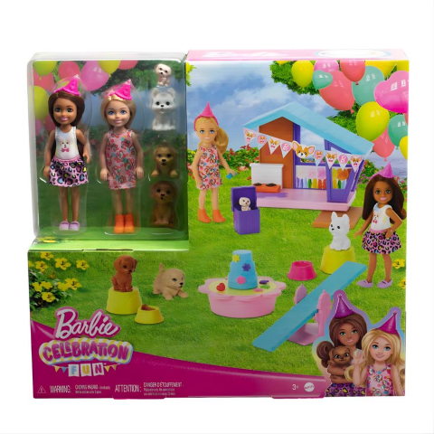 Barbie Chelsea Köpekçiğin Doğum Günü Oyun Seti HJY88