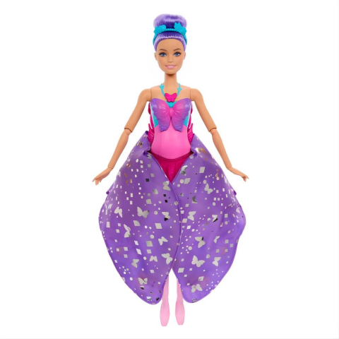 2in1 Barbie Kelebek Dansçı Bebek HXJ10