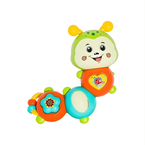 Pilli Sevimli Bebek Tırtıl Piyano 855-122D