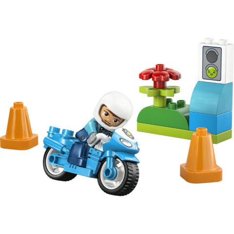 LEGO® DUPLO® Kasabası Mavi Polis Motosikleti 10471