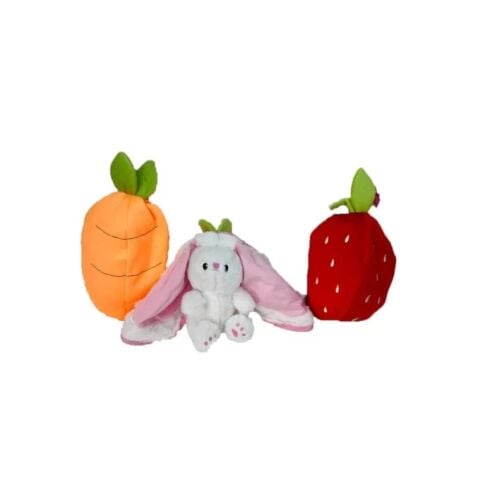 Peluş 35 cm Şapkalı Tavşan