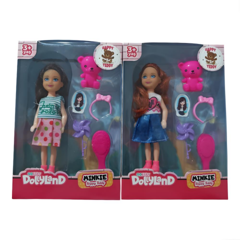 Dollyland Minkie Happy Teddy