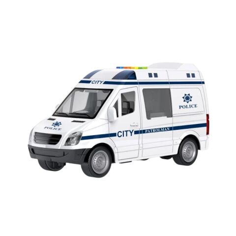 1:16 Sürtmeli Sesli Işıklı Ambulans / Polis Arabası