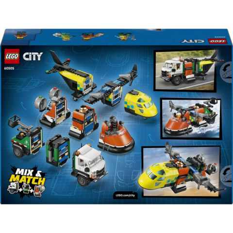 LEGO® City Uçak, Servis Kamyonu ve Hoverkraft Karışımı 60505