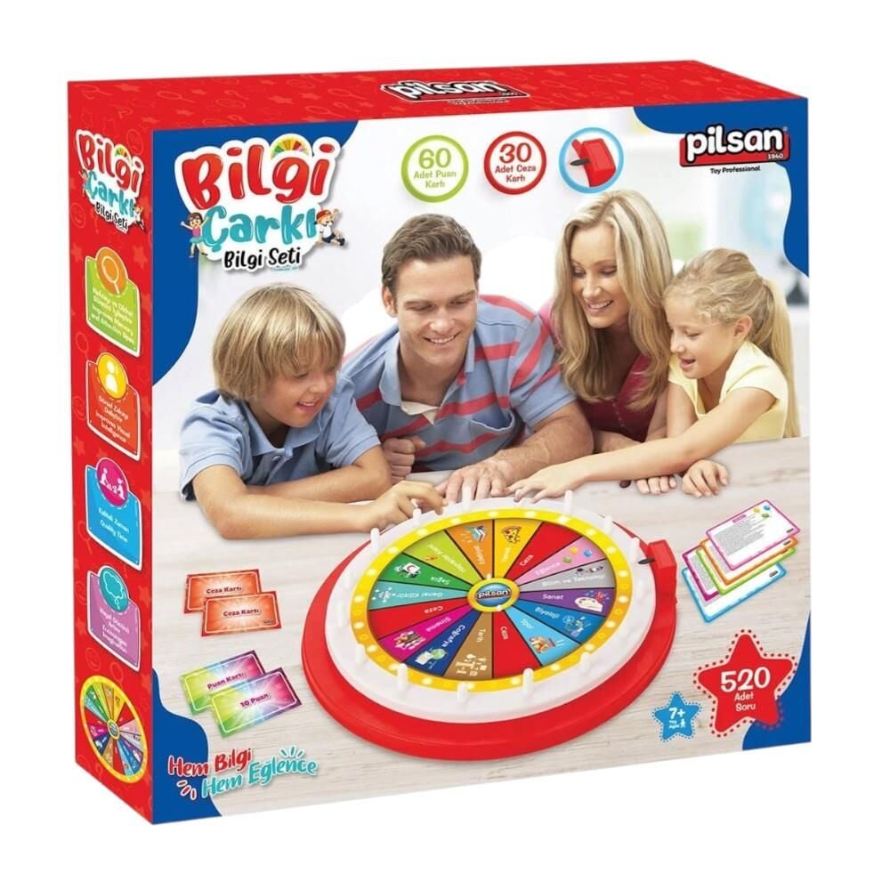 Bilgi Çarkı Bilgi Seti -Pilsan Oyuncak 03 701