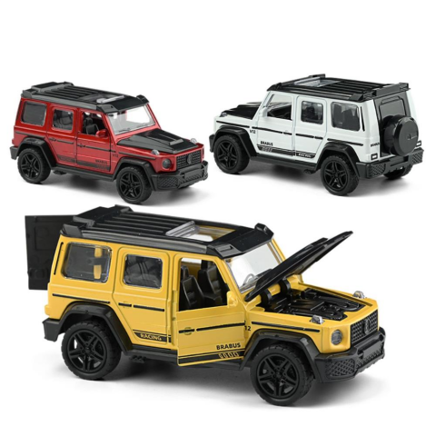 Toysan 1:32 Ölçek Kutulu Çek Bırak Metal Araba K175a44 Karma Renk