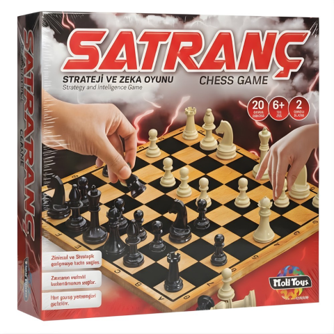 Ahşap Satranç Strateji Ve Zeka Oyunu