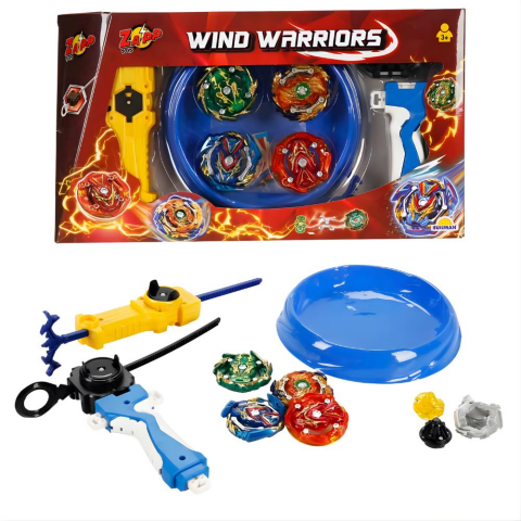 Zapp Toys Rüzgar Savaşçıları 4’lü Topaç Seti