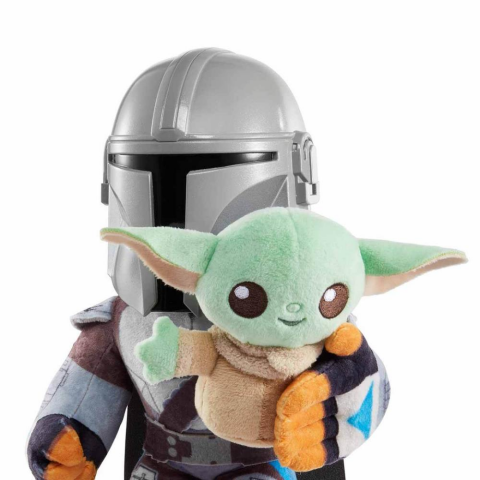 Star Wars Mandalorian Sesli Pelüş Figür HNT52