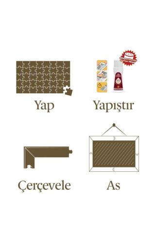 Art Puzzle Yıldızlı Gece 1000 Parça Çerçeveli Puzzle