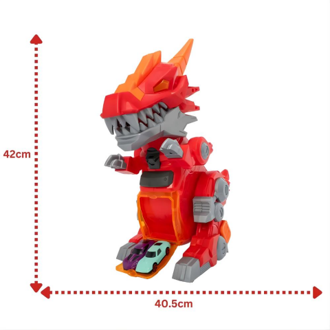 Teamsterz Sesli ve Işıklı Robo Wreckerz Mega Beast Oyun Seti