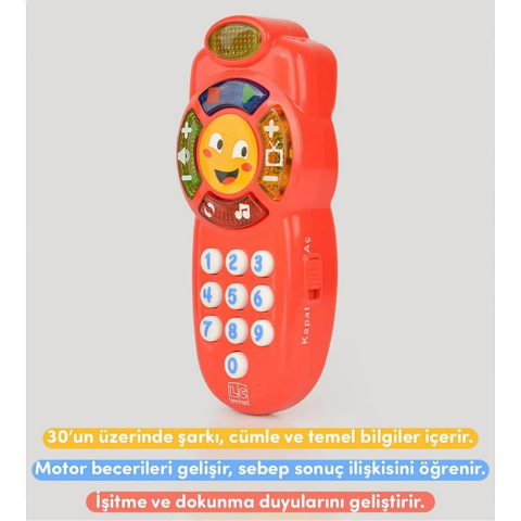 LC Eğitici Oyuncak Kırmızı İlk Kumandam
