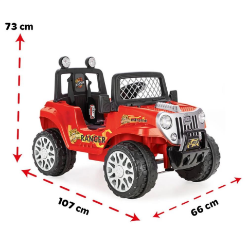 Ranger Akülü Jeep 12 Volt Kumandalı