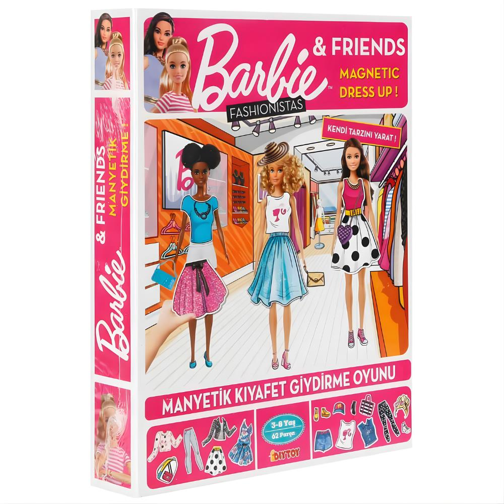 Barbie Fashionistas Manyetik Kıyafet Giydirme Oyunu