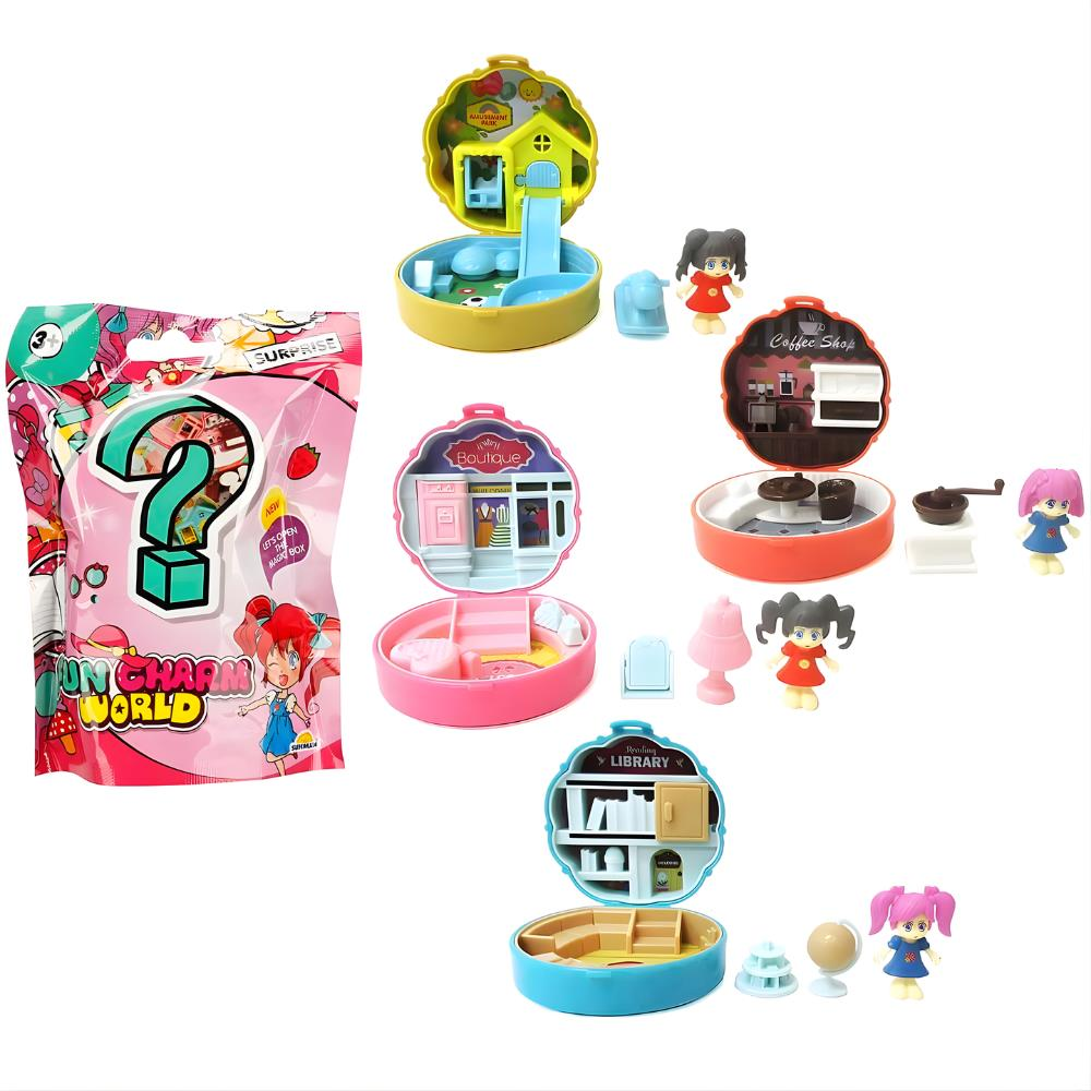 Taşınabilir Dollhouse Sürpriz Paket