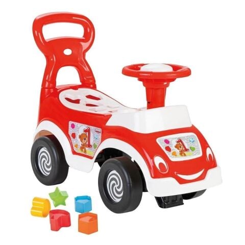 Smart Baby Ride On Bultaklı İlk Arabam - Kırmızı