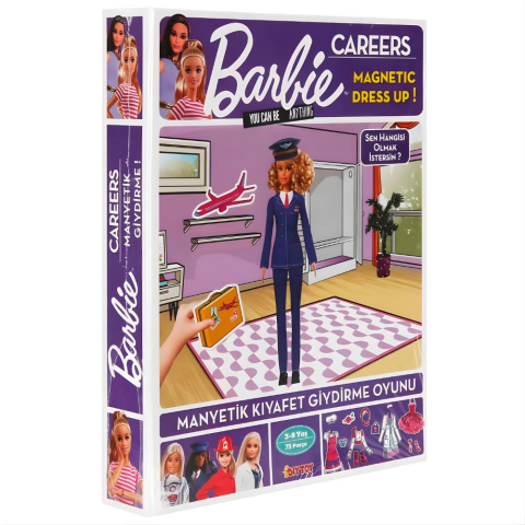 Barbie Careers Manyetik Kıyafet Giydirme Oyunu