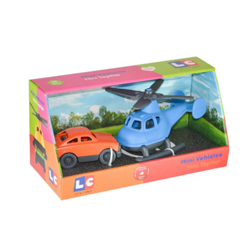Lc Minik Taşıtlar Helikopter Ve Minik Araba- Kırmızı