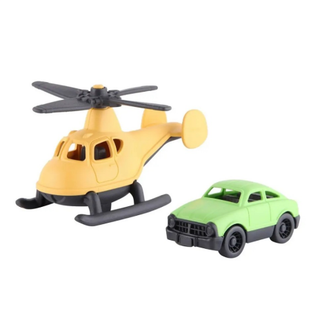 Lc Minik Taşıtlar Helikopter Ve Minik Araba- Kırmızı