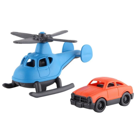 Lc Minik Taşıtlar Helikopter Ve Minik Araba- Kırmızı