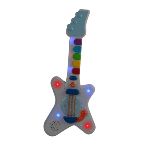 Işıklı Müzikli ve Çok Fonksiyonlu Rock'n Roll Gitar