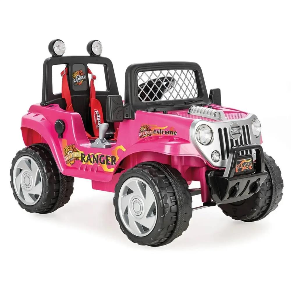 Pilsan Ranger Uzaktan Kumandalı Akülü Araba Pembe