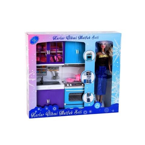 Karlar Ülkesi 2'li Fırın Lavabo Bebekli
