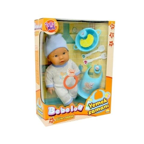 Bebelou Yemek Zamanı Sesli Bebek Seti 35 Cm / +3 Yaş