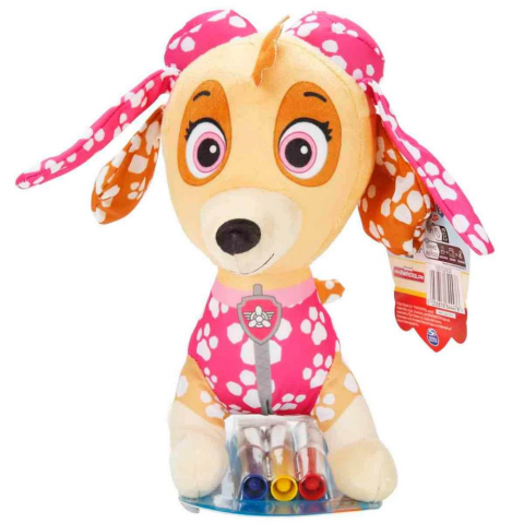 Figür Peluş Paw Patrol Doodle Pup Boyama Kalemli