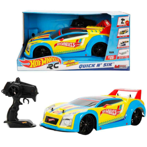 1:10 Hot Wheels Işıklı USB Şarjlı Uzaktan Kumandalı Araba
