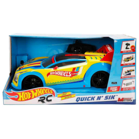 1:10 Hot Wheels Işıklı USB Şarjlı Uzaktan Kumandalı Araba