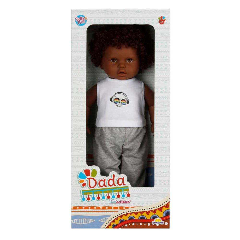 Dada Kıvırcık Saçlı Bebek 60 cm
