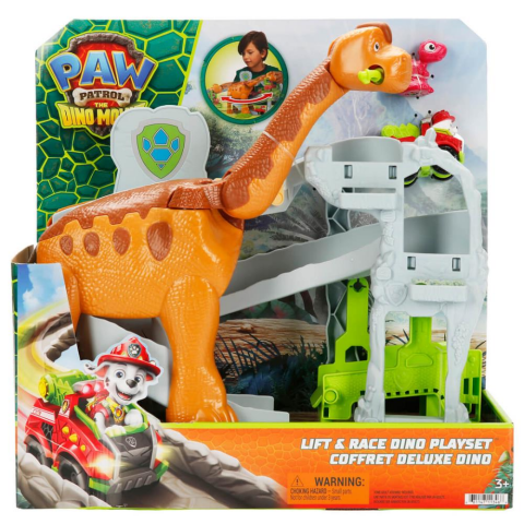 PAW Patrol The Dino Movie Kaldır ve Yarış Dino Oyun Seti