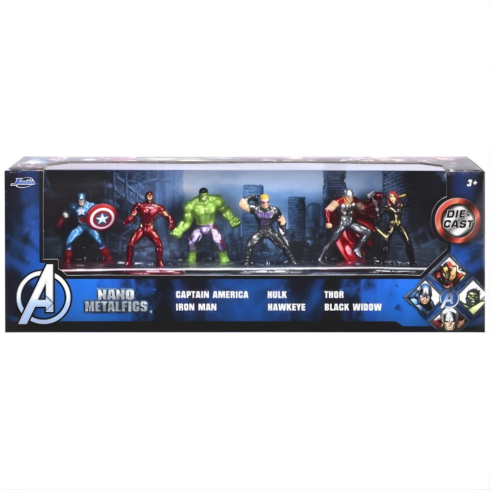 Jada Marvel Avengers Nano 6'lı Diorama Figür Paketi