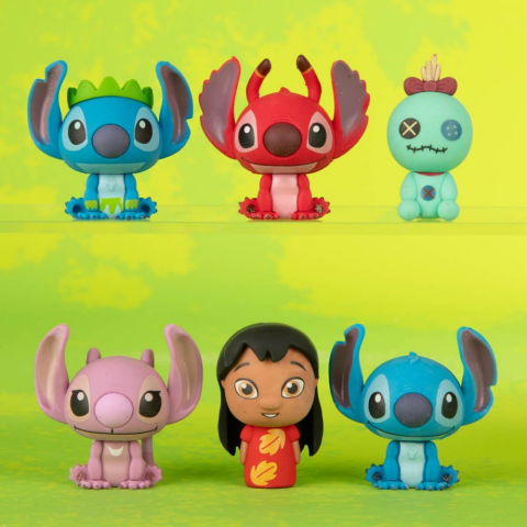 Disney Stitch Puzzle Palz 3D Silgi Figür Sürpriz Paket