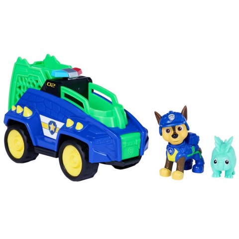PAW Patrol The Dino Movie Chase Figürü ve Dino Kurtarma Aracı