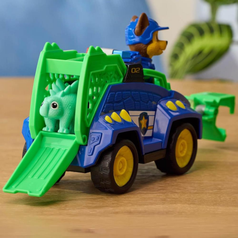 PAW Patrol The Dino Movie Chase Figürü ve Dino Kurtarma Aracı