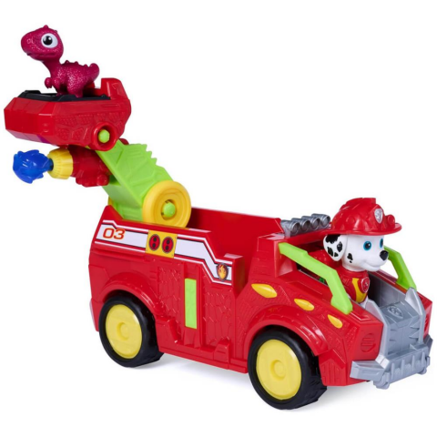 PAW Patrol The Dino Movie Marshall Figürü ve Dino Kurtarma Aracı