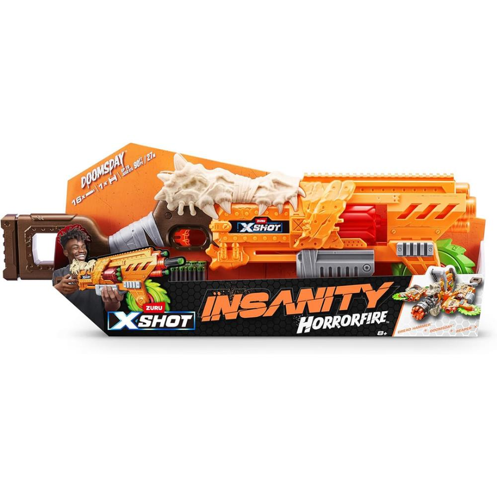 X Shot Horror Fire Dart Tabancası 16 Dart