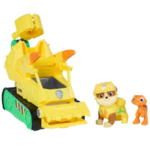 PAW Patrol The Dino Movie Rubble Figürü ve Kurtarma Aracı