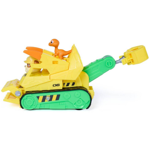 PAW Patrol The Dino Movie Rubble Figürü ve Kurtarma Aracı