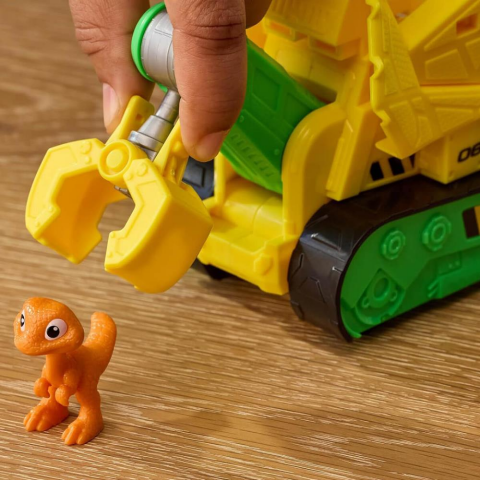 PAW Patrol The Dino Movie Rubble Figürü ve Kurtarma Aracı