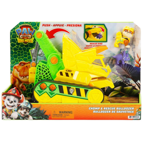 PAW Patrol The Dino Movie Chomp ve Kurtarma Buldozeri